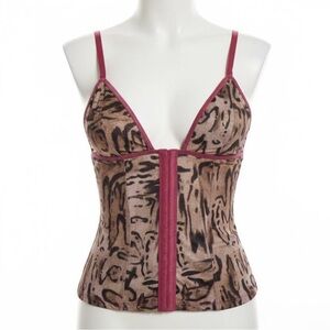 Animal Print Corset Top